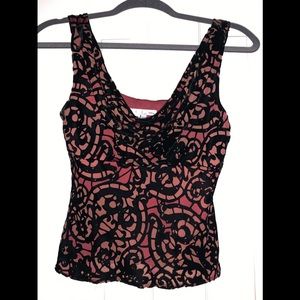 Fitted sleeveless top